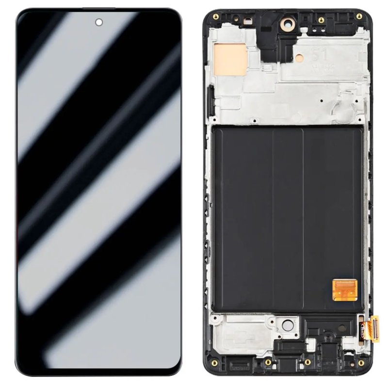 Samsung Galaxy A51 4G A515F LCD écran Noir+chassis reconditionné