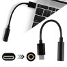 Adaptateur Jack USB-C Headphone Adapter Audio Converter - NOIR