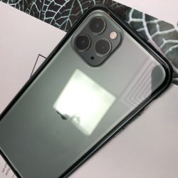 iphone 11 pro Max- Etui lux metallique double face avec verre trempé