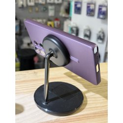 Galaxy S25/ultra/Plus - Coque silicone semi rigide avec magsafe violet