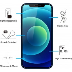 iPhone 16e - Kit de 2 protections écran verre trempé resistante