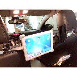 Support 2 en 1 téléphone et tablette ipad 7-10.5’’ voiture appui tete.