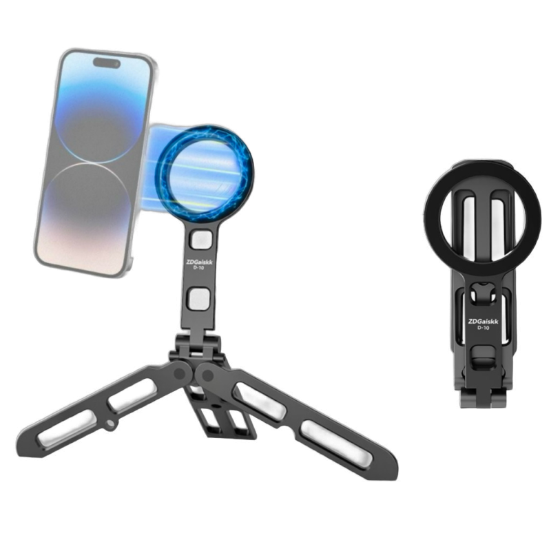 Mini Trépied Téléphone Portable Magnétique Support magsafe Noir