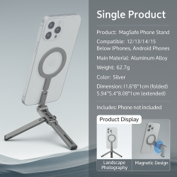 Mini Trépied Téléphone Portable Magnétique Support magsafe