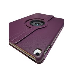 iPad mini 7/6 - Housse support rotatif violet