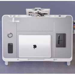 Support réglable pour Macbook Ordinateur Portable sur bureau lit et canapé