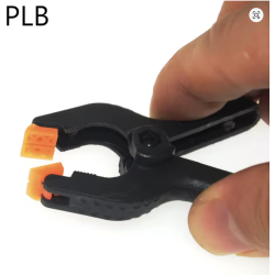 Pinces de serrage en plastique – 6 pièces (6,5 cm)