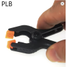 Pinces de serrage en plastique – 6 pièces (6,5 cm)