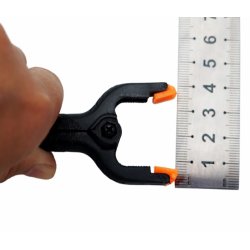 Pinces de serrage en plastique – 6 pièces (6,5 cm)