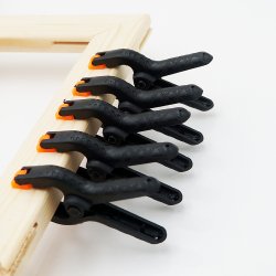 Pinces de serrage en plastique – 6 pièces (6,5 cm)