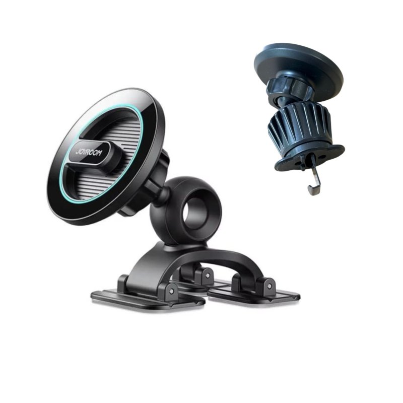 Support Voiture Magnétique JOYROOM 2en1 Compatible MagSafe - Noir