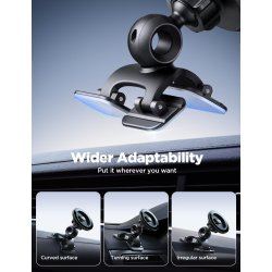 Support Voiture Magnétique JOYROOM 2en1 Compatible MagSafe - Noir