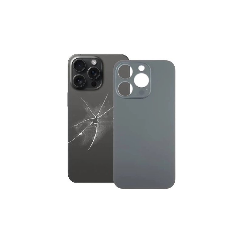 iPhone 15/Plus/Pro/Max - Remplacement vitre arrière NOIR