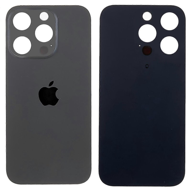 iPhone 14 Pro (Max) - Vitre arrière noir sidéral (avec logo)