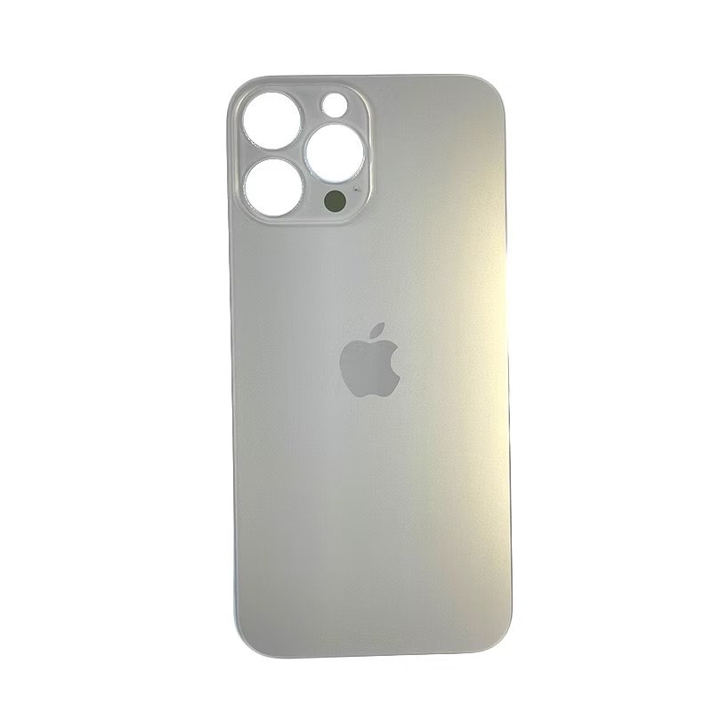 iPhone 14 Pro (Max) - Vitre arrière Blanc (avec logo)