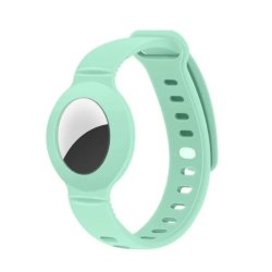 copy of AirTags 2021, Coque de Protection en Silicone Liquide avec Porte-clés - VERT