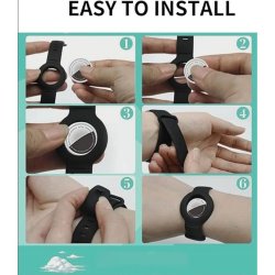 copy of AirTags 2021, Coque de Protection en Silicone Liquide avec Porte-clés - VERT