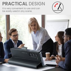 Galaxy Z Fold 7 - Etui à Rabat étui de lux Brun