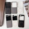 Galaxy Z Flip 7 - Coque grise avec magsafe