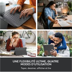 Logitech Combo Touch Pour Ipad (10th Gen) CH, iPad 2022, iPad 11 - Occasion comme Neuf