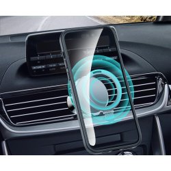 iPhone 17 Pro/Max/17Air/17/17E - Coque Magnétique support magsafe NOIR