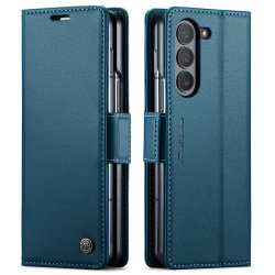 Galaxy Z Fold 7 - Etui à Rabat étui de lux Brun/Noir/Bleu/Violet