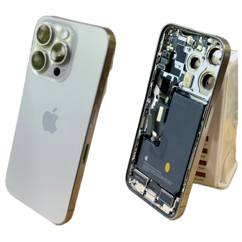 iPhone 15 Pro (Max) - Châssis Complet Titane (Original pulled)