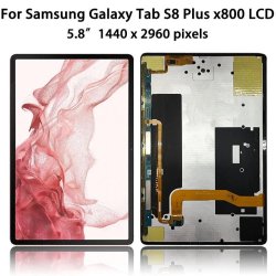 For Samsung Galaxy Tab S8+ Plus SM-X800 X806 LCD Display Touch Screen Digitizer