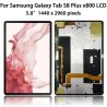 For Samsung Galaxy Tab S8+ Plus SM-X800 X806 LCD Display Touch Screen Digitizer