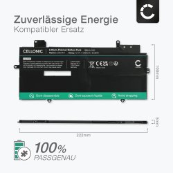 Batterie pour ordinateur portable Lenovo ThinkPad X1 Carbon Gen 9, 10, 11, ThinkPad X1 Yoga Gen 6, 7, 8 - 3600 mAh 15,44 V