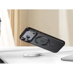 iPhone 17 Pro/Max/17Air/17/17E - Coque Magnétique support magsafe NOIR