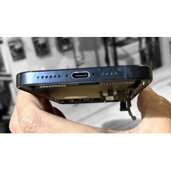 iPhone 15 Pro Max  - Chassis original vide Bleu foncé