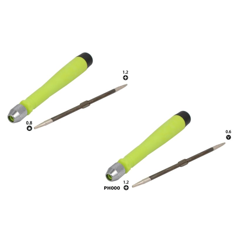 2 x Tournevis de précision ave double tétes