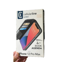 copy of iPhone 12 pro/12 -Étui au format livre en cuir véritable avec poches