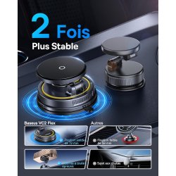 copy of Chargeur support Voiture Magnétique JOYROOM pour grille de ventilation - Compatible MagSafe - Noir