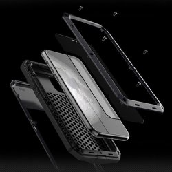 iPhone Air / 17 / 17 Pro(Max) - Coque Taktik Rugged Armor Antichoc Antipoussière Full Body