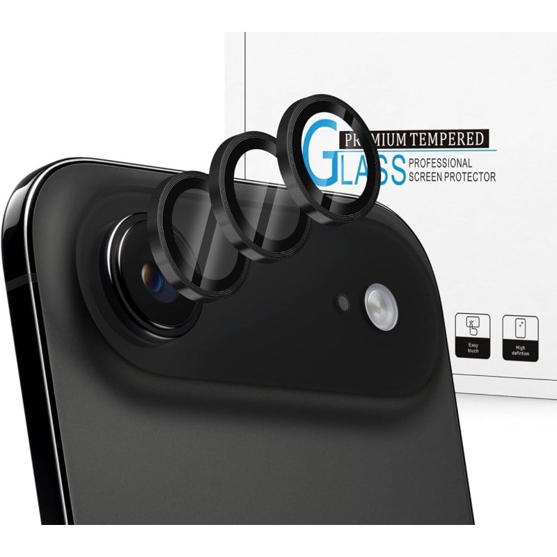 iPhone Air - 3 Protections Caméra Noir