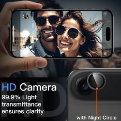 copy of iPhone 12 pro/12-  Coque Transparente avec Cercle magnétique intégré