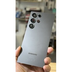 Galaxy S24 Ultra (S926B) - Vitre arrière Titanium Rear Glass original démonté