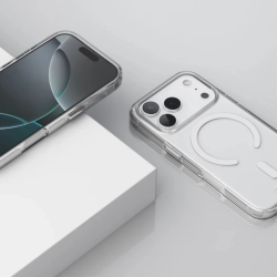 iPhone 17 Pro max/18 PM - Coque Transparente MagSafe Magnétique