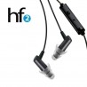 Etymotic hf3 Ohrhörer + Headset mit 3-Tasten-Bedienung für iPod, iPhone und iPad