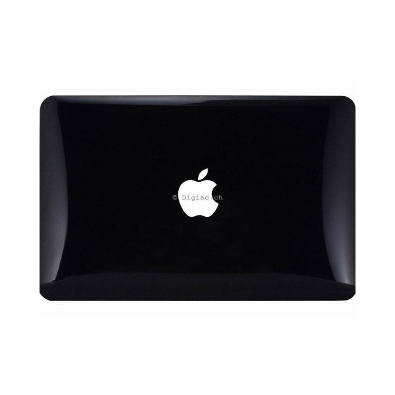 MacBook air 13" - Coques Noire brillante devant et derrière 