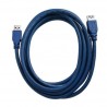 Câble rallonge USB 3.0 bleu prolonger chargeur ipad iphone