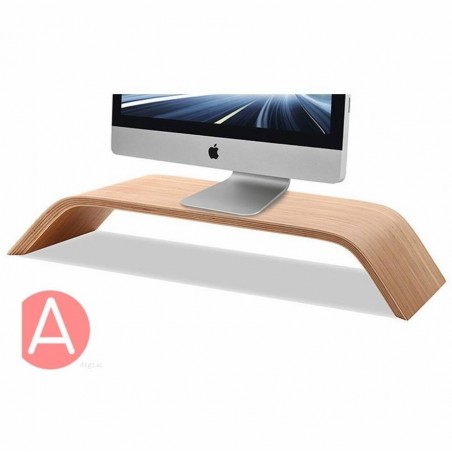 Support universel en bois pour Apple iMac, Macbook, ordinateur portable, moniteur
