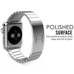 Apple watch 42mm - bracelet à maillons en acier inoxydable avec Fermoir déployante
