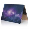 MacBook 13" - Coque mate univers étoile devant et derrière
