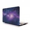 MacBook 13" - Coque mate univers étoile devant et derrière