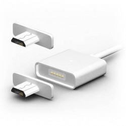 Câble chargeur adsorption Magnetique pour android micro USB samsung galaxy HTC Huawei Sony