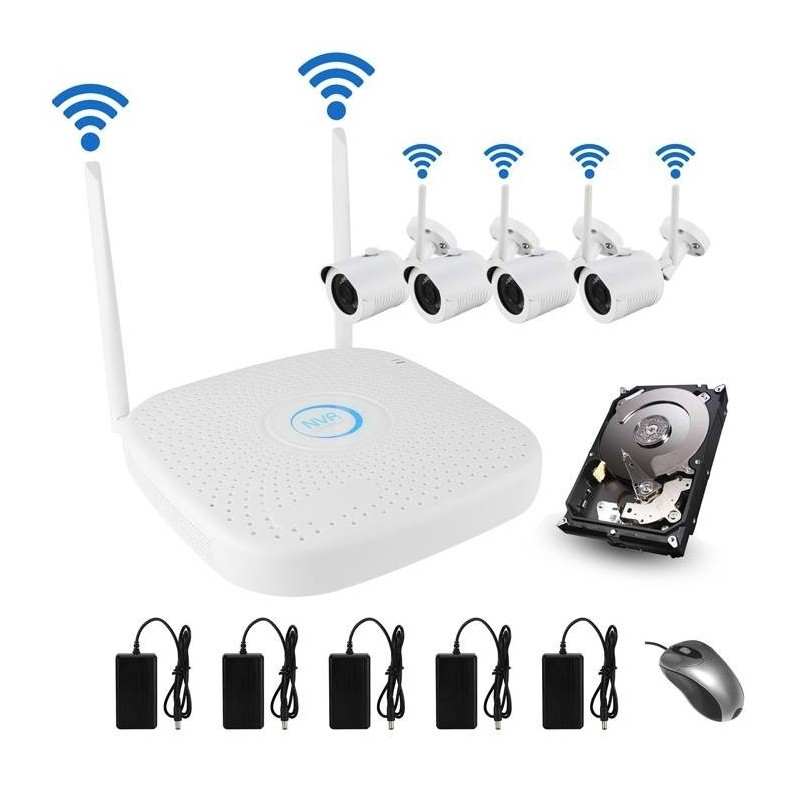 Kit de 4 caméras nocturne sans fil Kit de 4 caméras nocturne sans fil