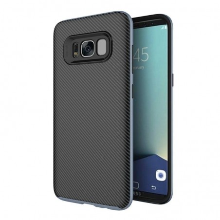 Galaxy S8 / S8 plus - Coque anti casse effet fibre de carbone